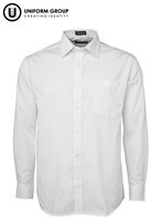 Shirt L/S - White Poplin-all-THE U SHOP - Burnside